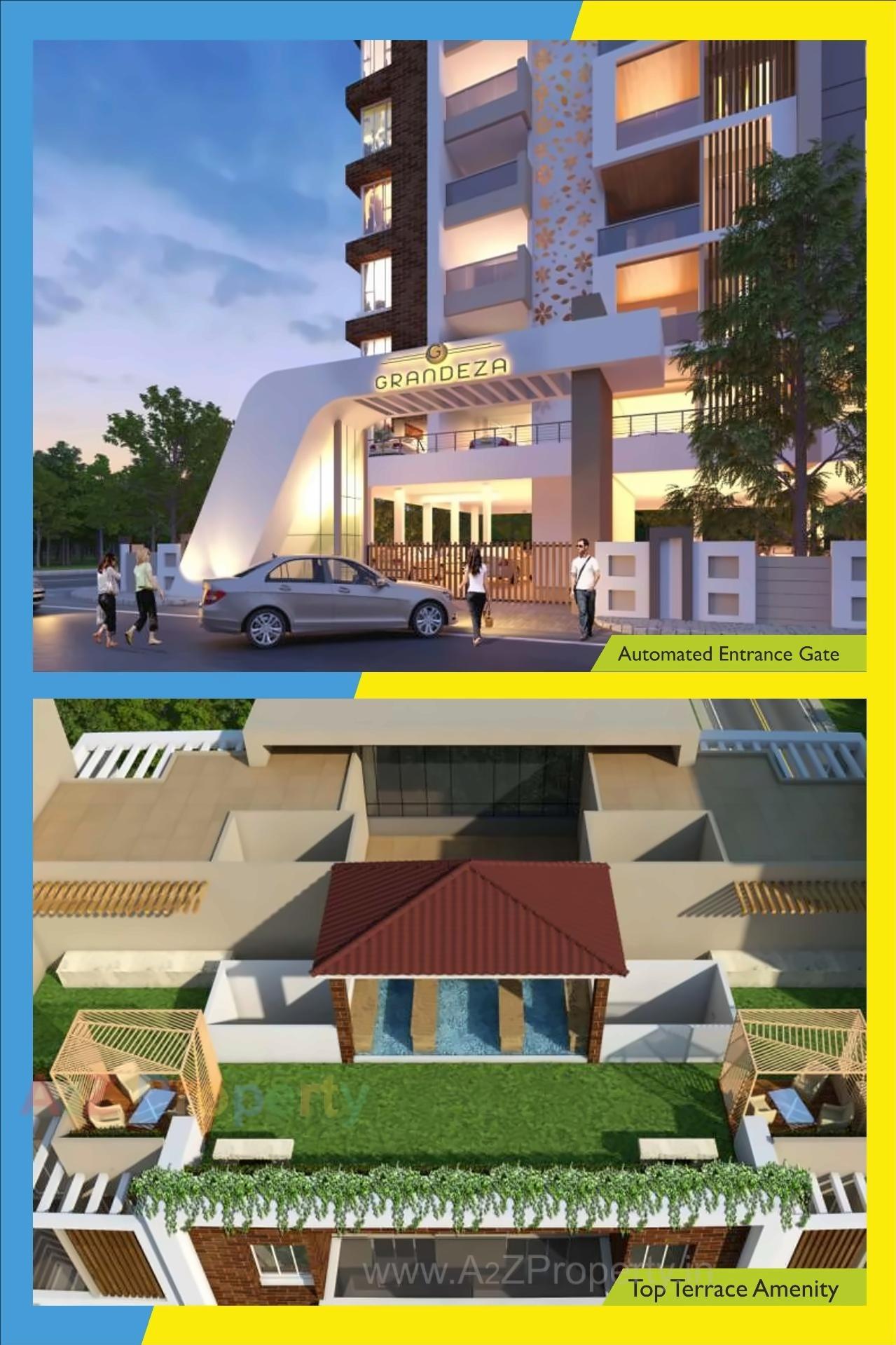 3D Elevation of real estate project Grandeza located at Kothrud, Pune, Maharashtra