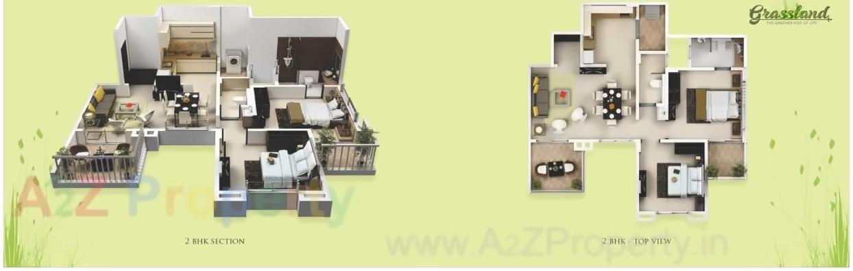 Layout of real estate project Grassland located at Pune-cb, Pune, Maharashtra