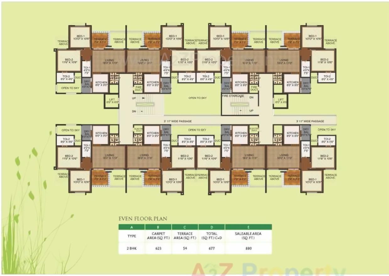 Layout of real estate project Grassland located at Pune-cb, Pune, Maharashtra