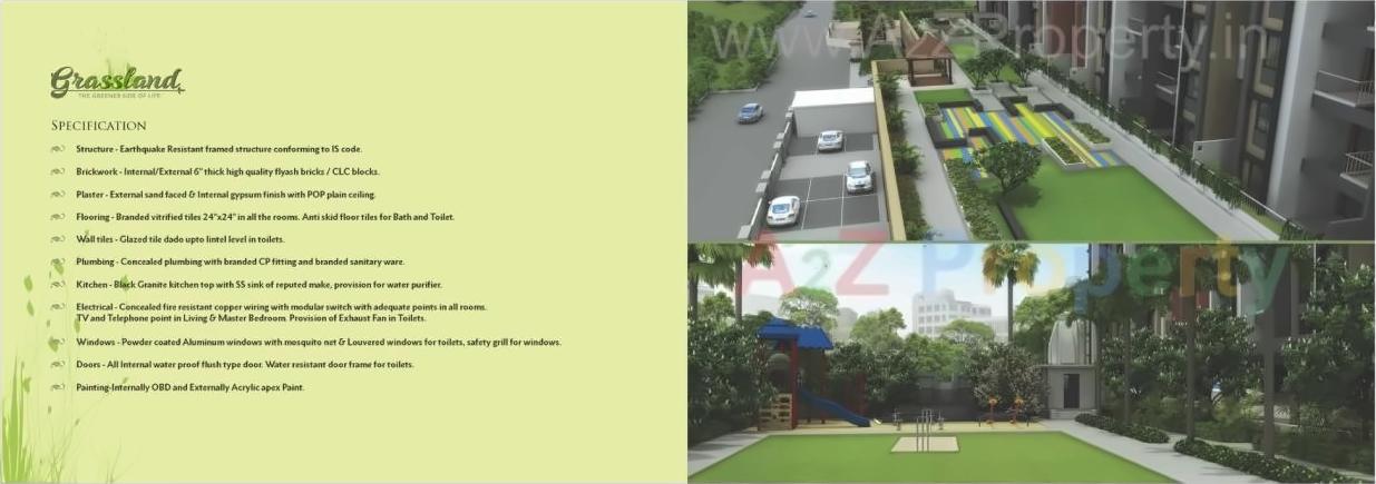 3D Elevation of real estate project Grassland located at Pune-cb, Pune, Maharashtra