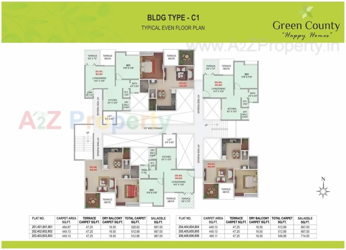 Layout of real estate project Green County located at Fursungi, Pune, Maharashtra