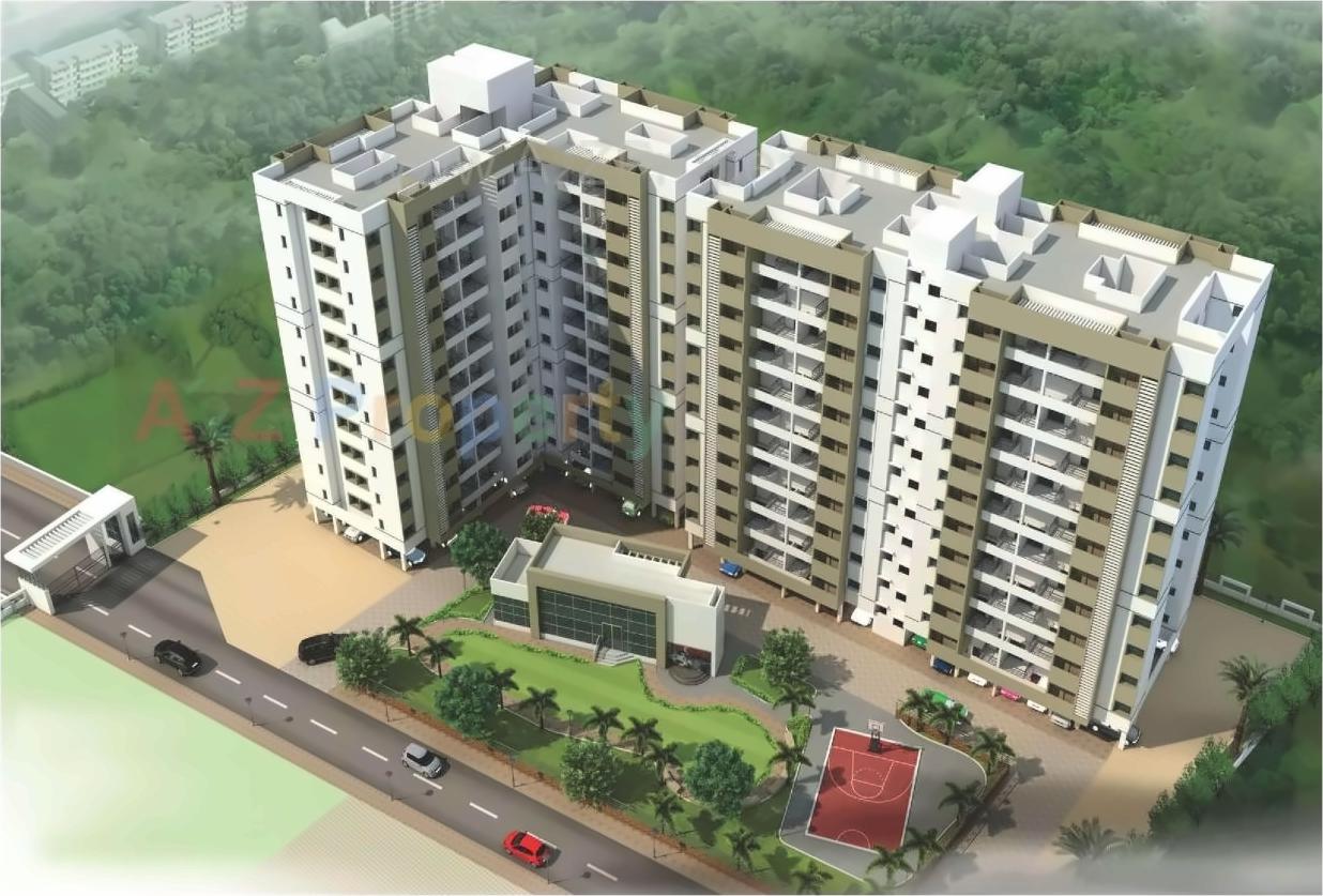 3D Elevation of real estate project Green County located at Fursungi, Pune, Maharashtra