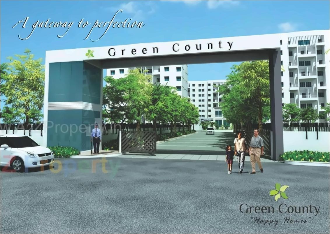 3D Elevation of real estate project Green County located at Fursungi, Pune, Maharashtra