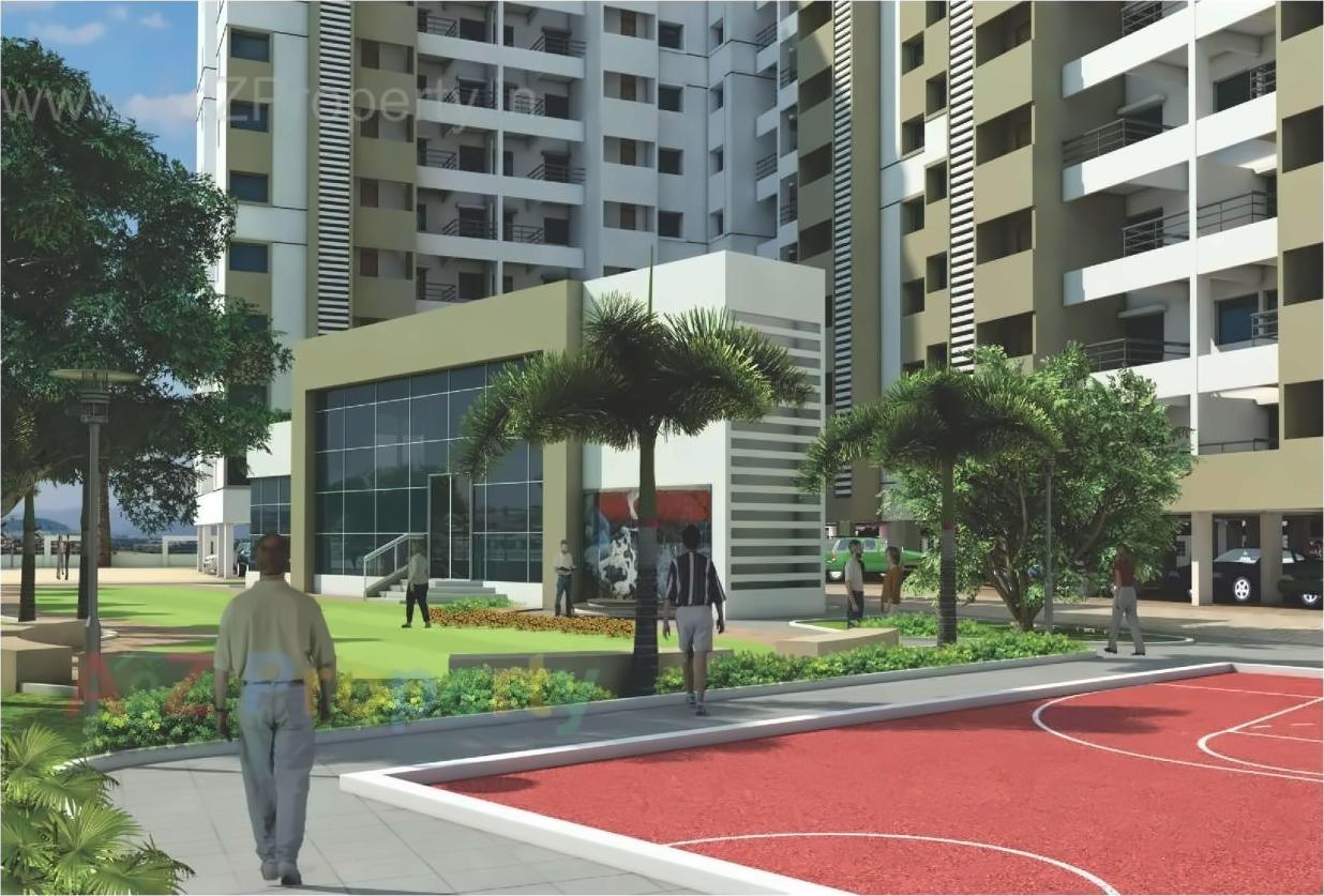 3D Elevation of real estate project Green County located at Fursungi, Pune, Maharashtra