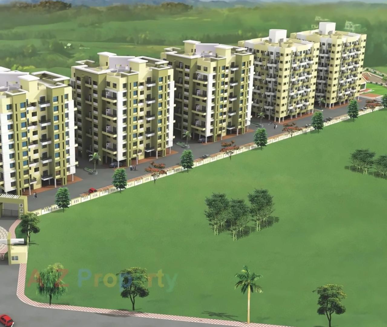 3D Elevation of real estate project Green Hive located at Fursungi, Pune, Maharashtra