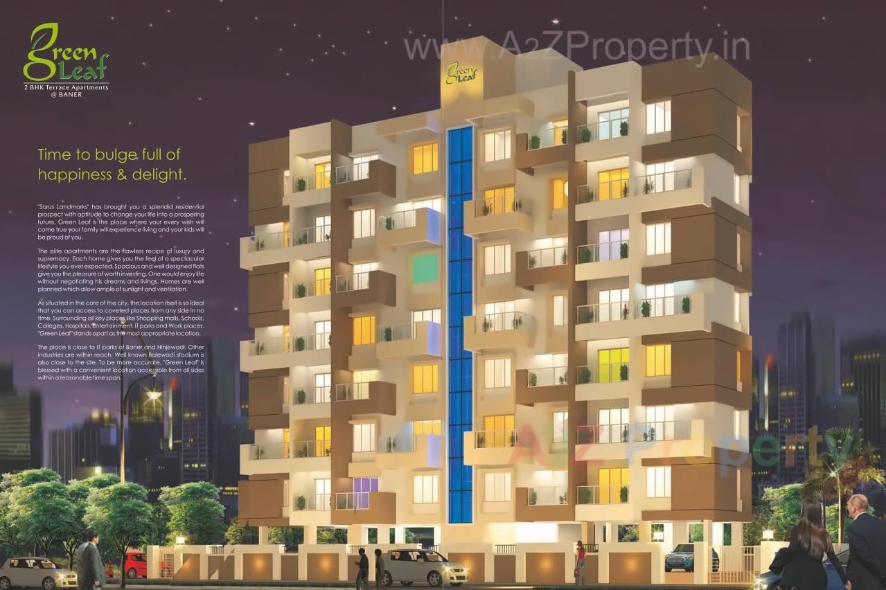 3D Elevation of real estate project Green Leaf located at Baner, Pune, Maharashtra