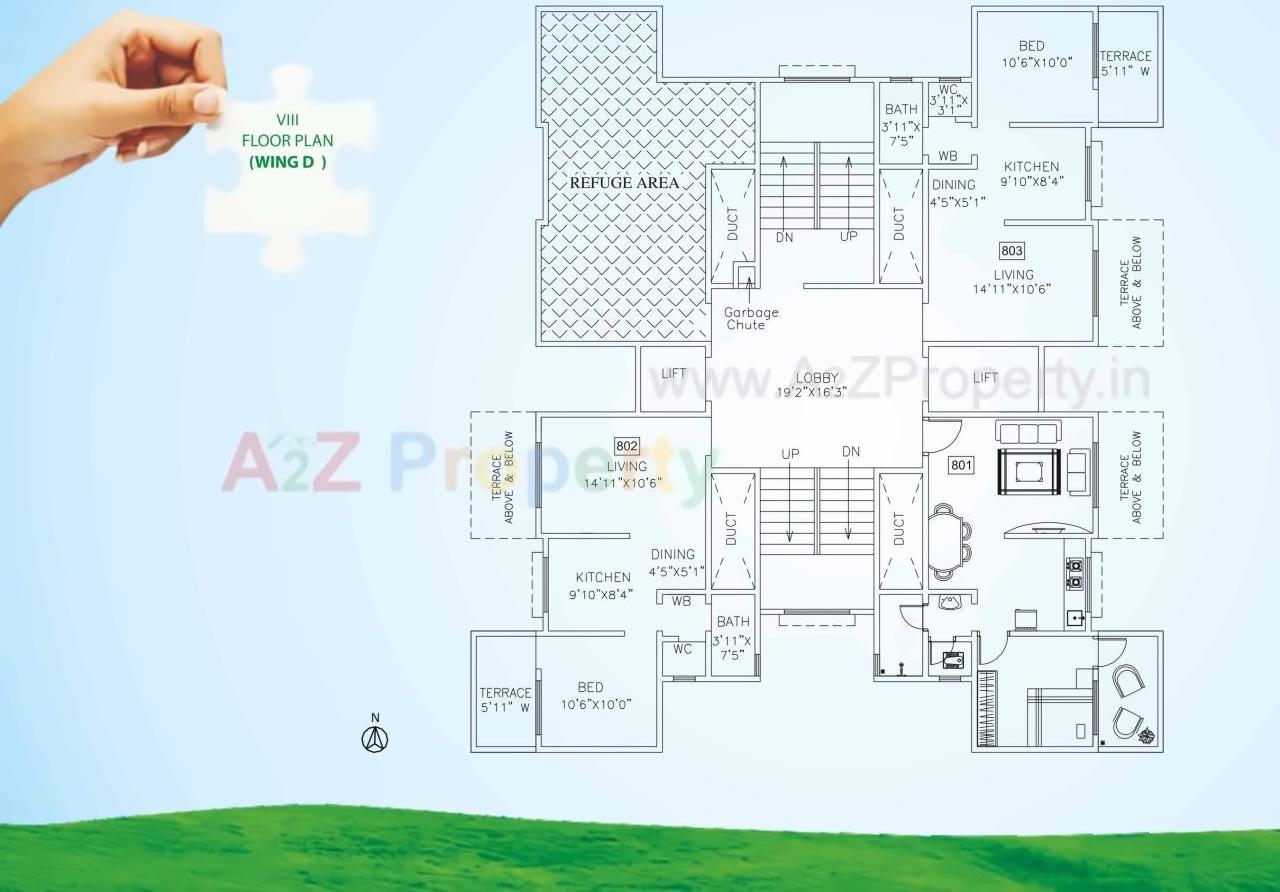 Layout of real estate project Green Square located at Pimpri-chinchawad-m-corp, Pune, Maharashtra