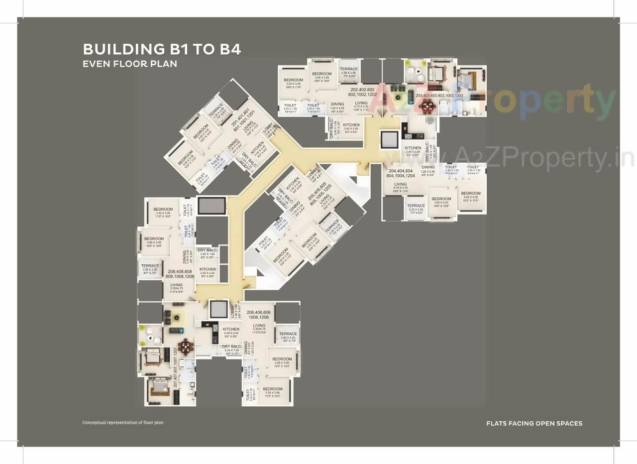 Layout of real estate project Guardian Eastern Meadows located at Wagholi, Pune, Maharashtra