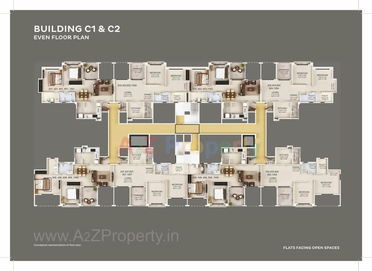 Layout of real estate project Guardian Eastern Meadows located at Wagholi, Pune, Maharashtra