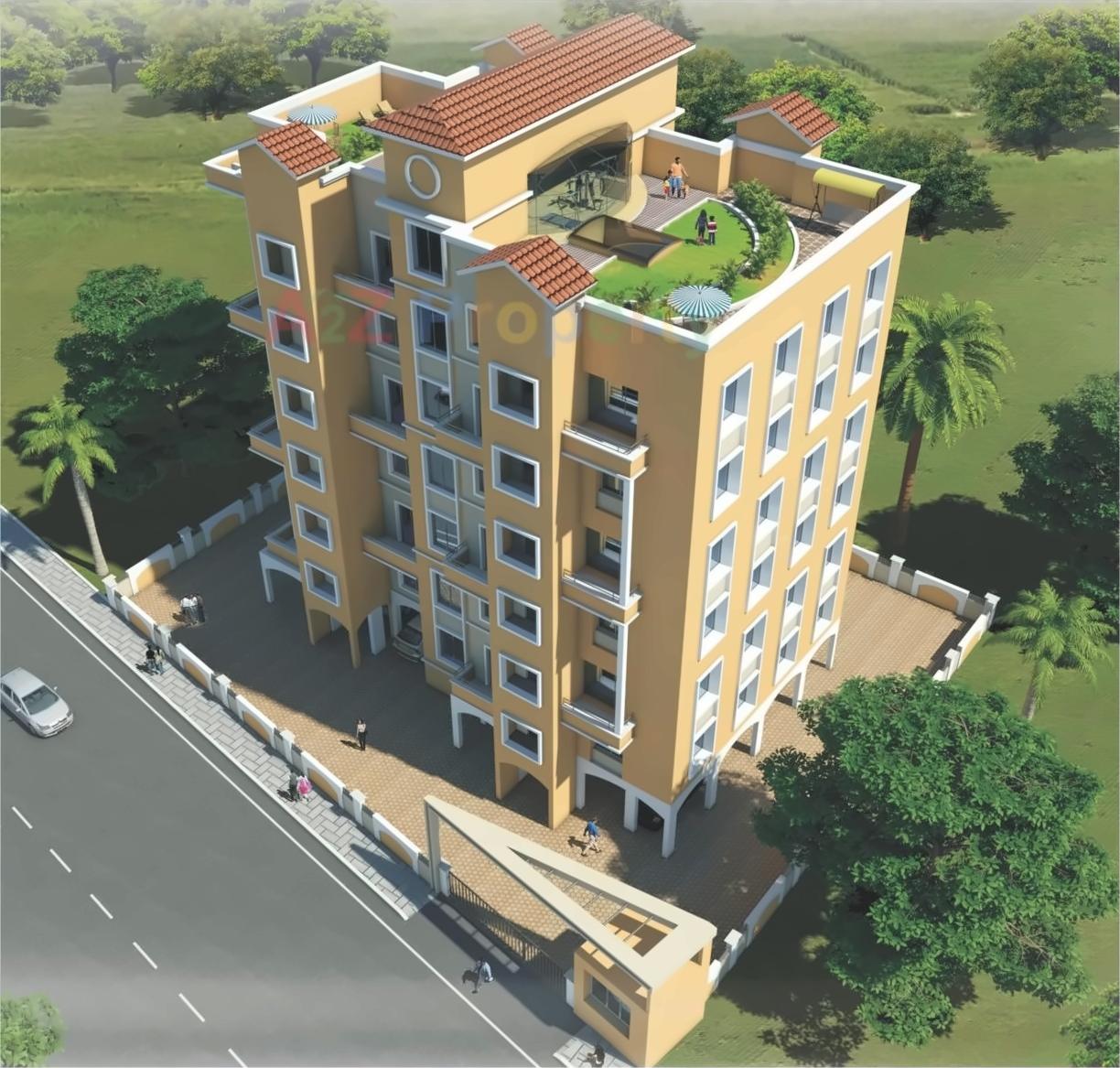 3D Elevation of real estate project Guru Vihan located at Wagholi, Pune, Maharashtra