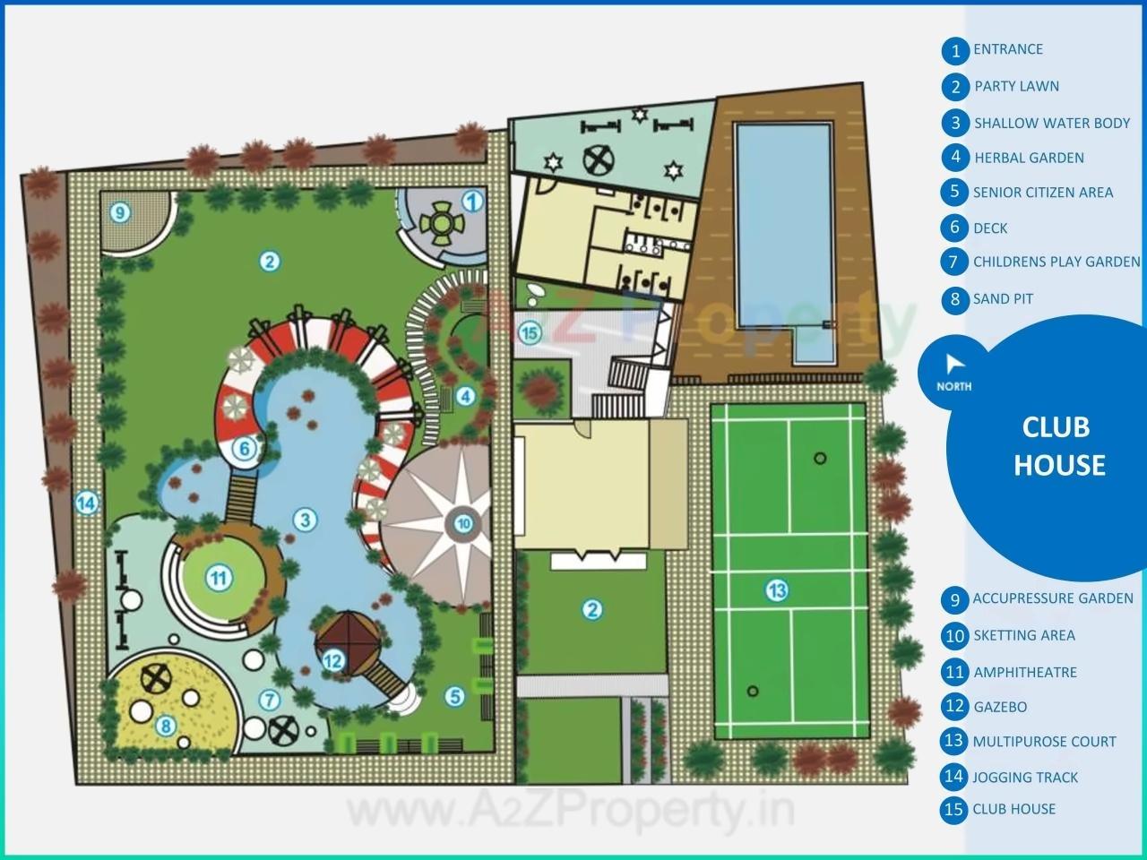 Layout of real estate project Harit Developers located at Pimpale-saudagar, Pune, Maharashtra