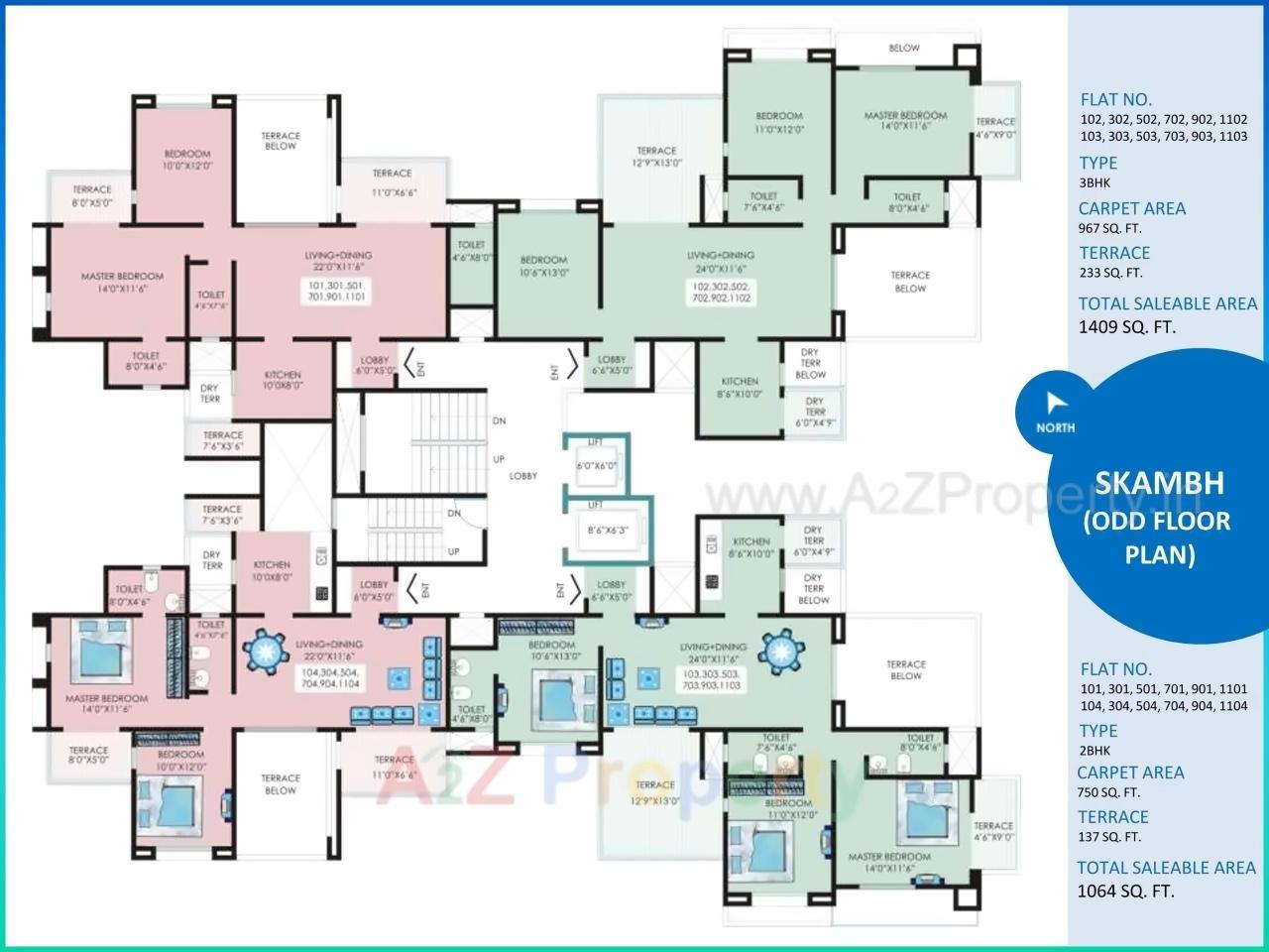 Layout of real estate project Harit Developers located at Pimpale-saudagar, Pune, Maharashtra