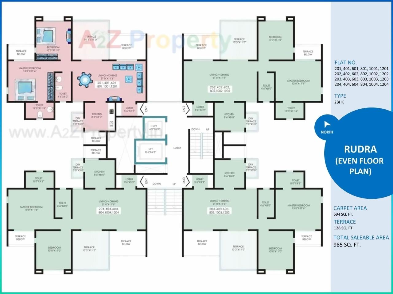 Layout of real estate project Harit Developers located at Pimpale-saudagar, Pune, Maharashtra