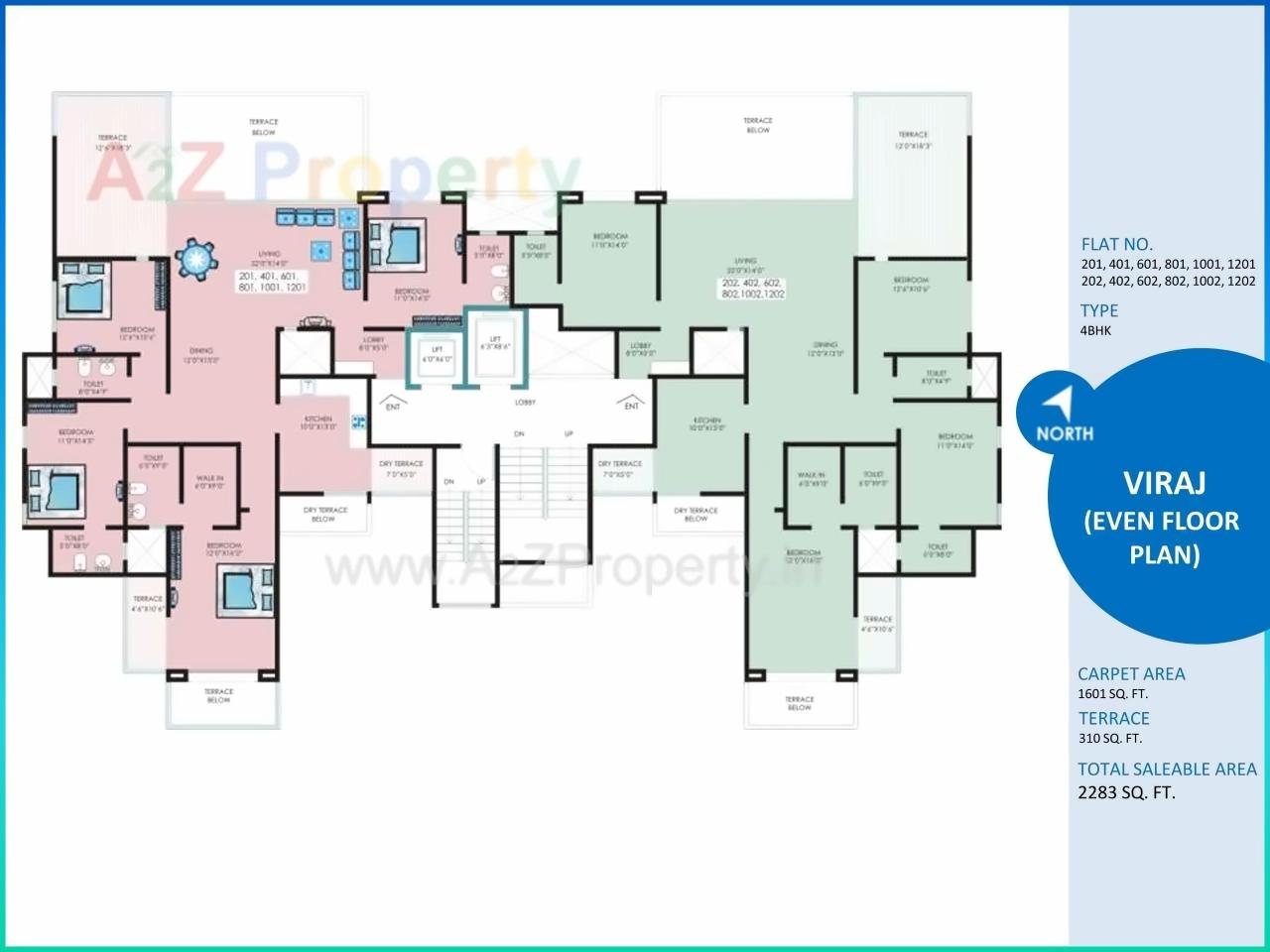 Layout of real estate project Harit Developers located at Pimpale-saudagar, Pune, Maharashtra