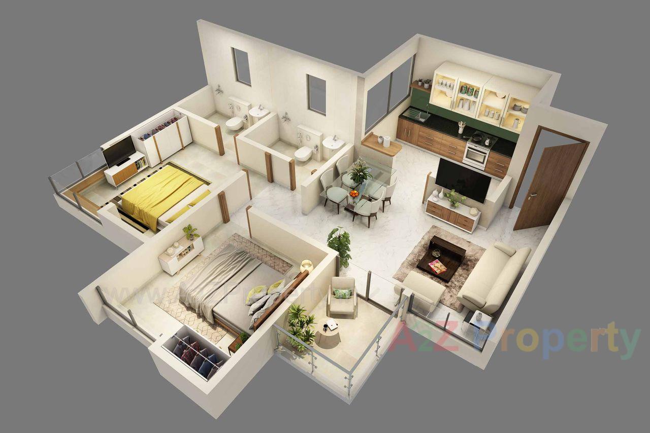 Type C of real estate project Hi Life located at Mulshi, Pune, Maharashtra