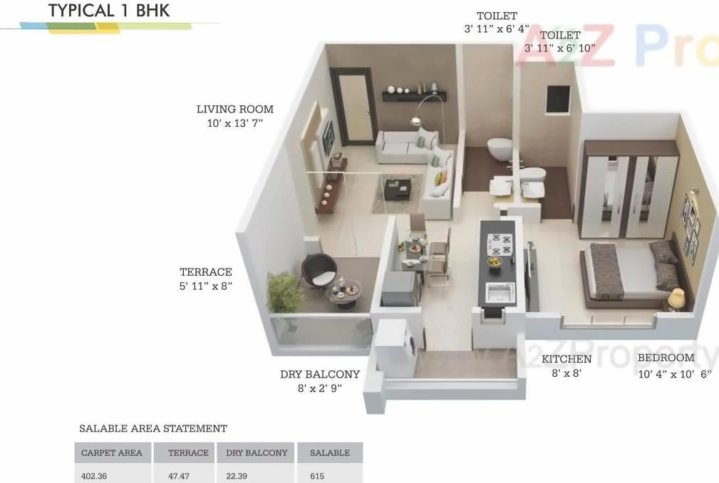 Layout of real estate project Hill Crest located at Kasar-amboli, Pune, Maharashtra
