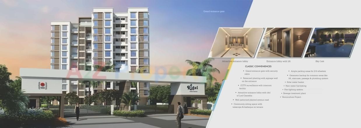 3D Elevation of real estate project Hill Crest located at Kasar-amboli, Pune, Maharashtra