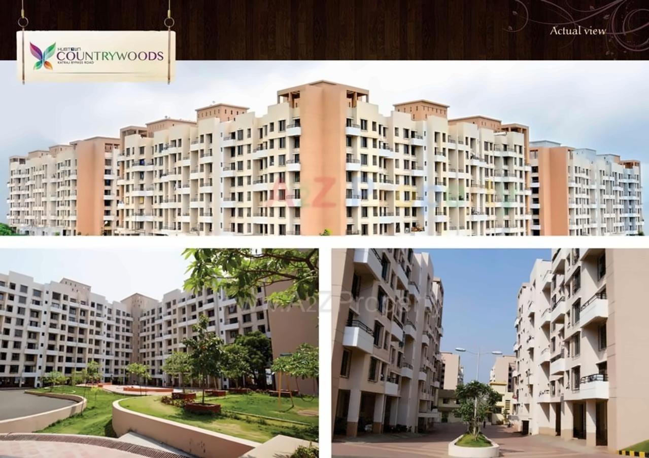 3D Elevation of real estate project Hubtown Countrywoods  5 located at Kondhwa-bk, Pune, Maharashtra