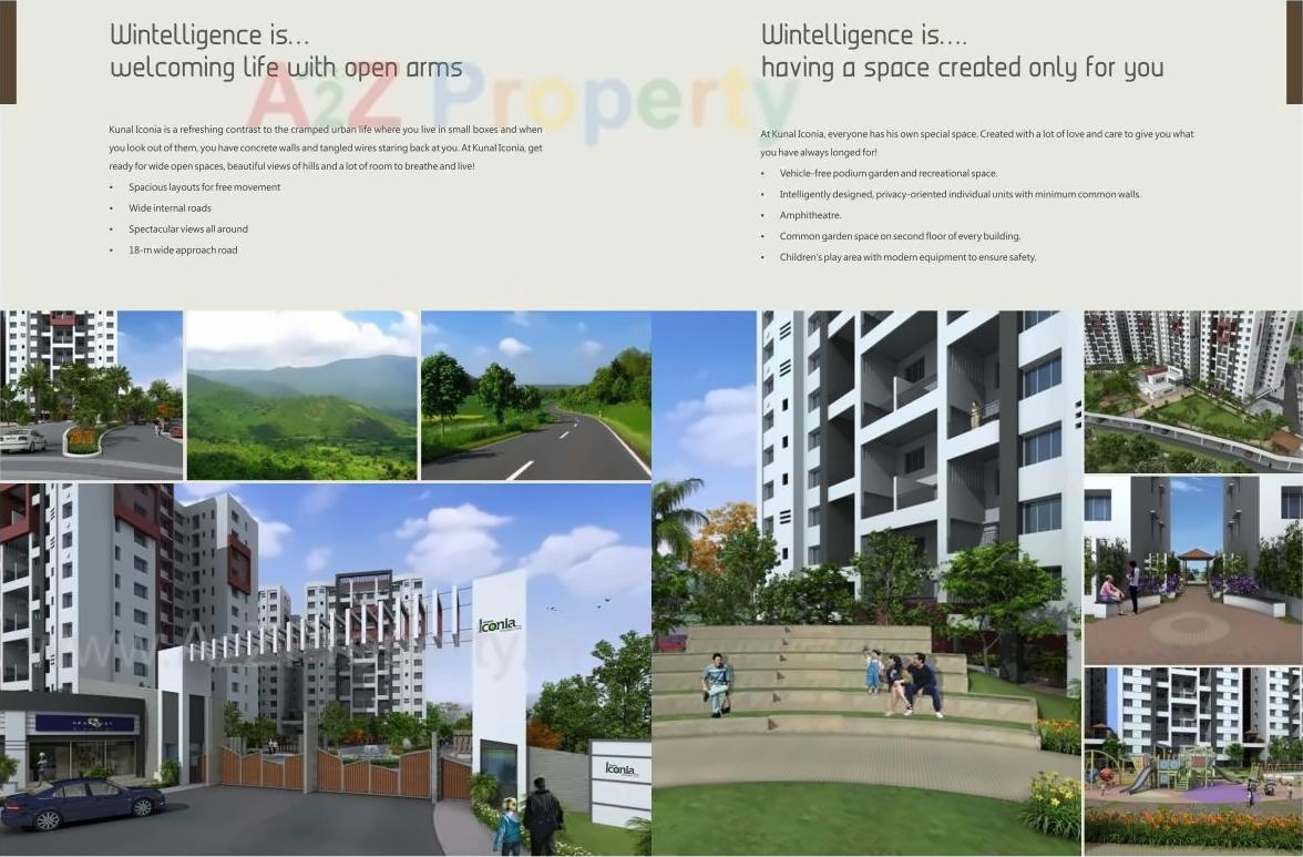 3D Elevation of real estate project Iconia I located at Pimpri-chinchawad-m-corp, Pune, Maharashtra
