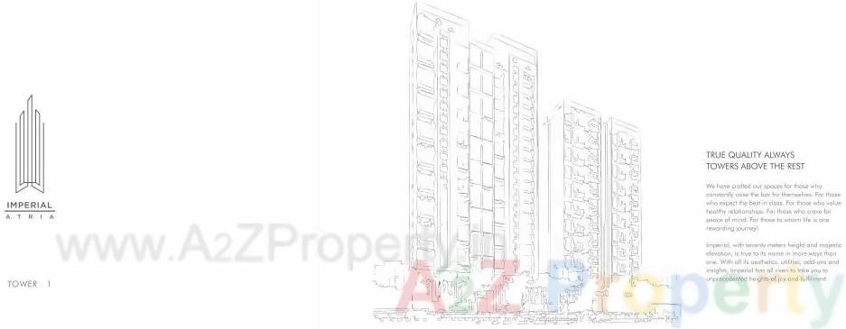 Layout of real estate project Imperial Atria Tower located at Baner, Pune, Maharashtra