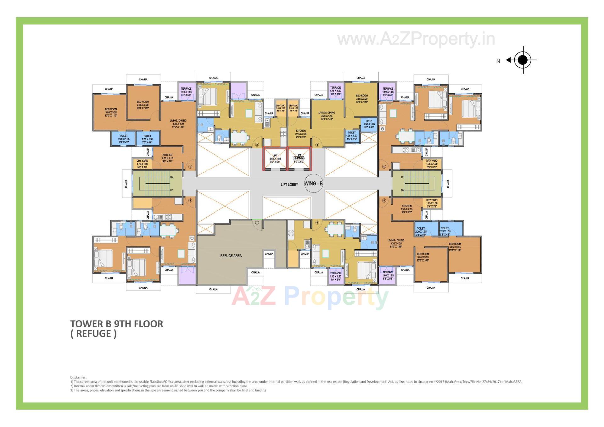 Layout of real estate project Impero located at Ouatade-handewadi, Pune, Maharashtra