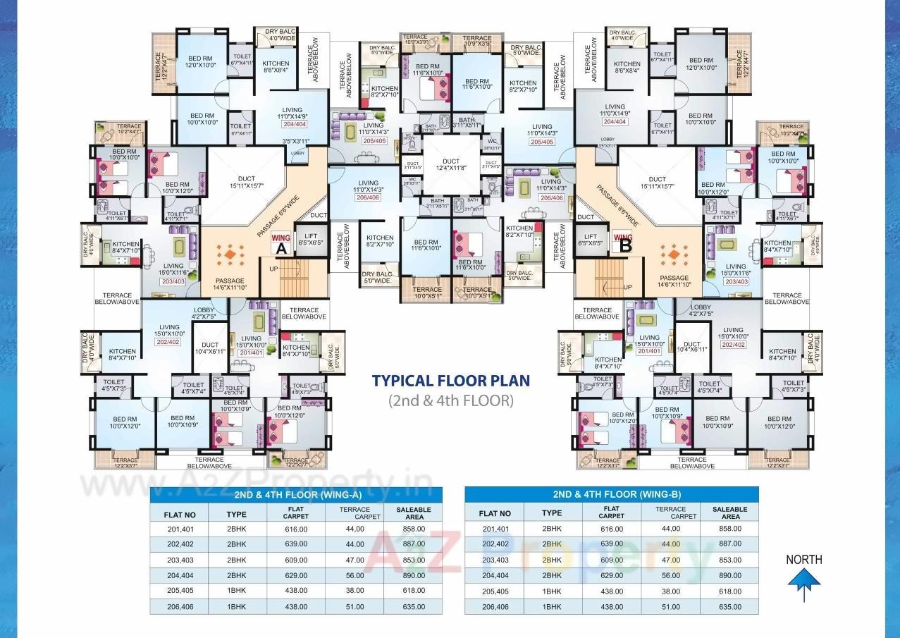 Layout of real estate project Impulse Residency located at Lohgaon, Pune, Maharashtra