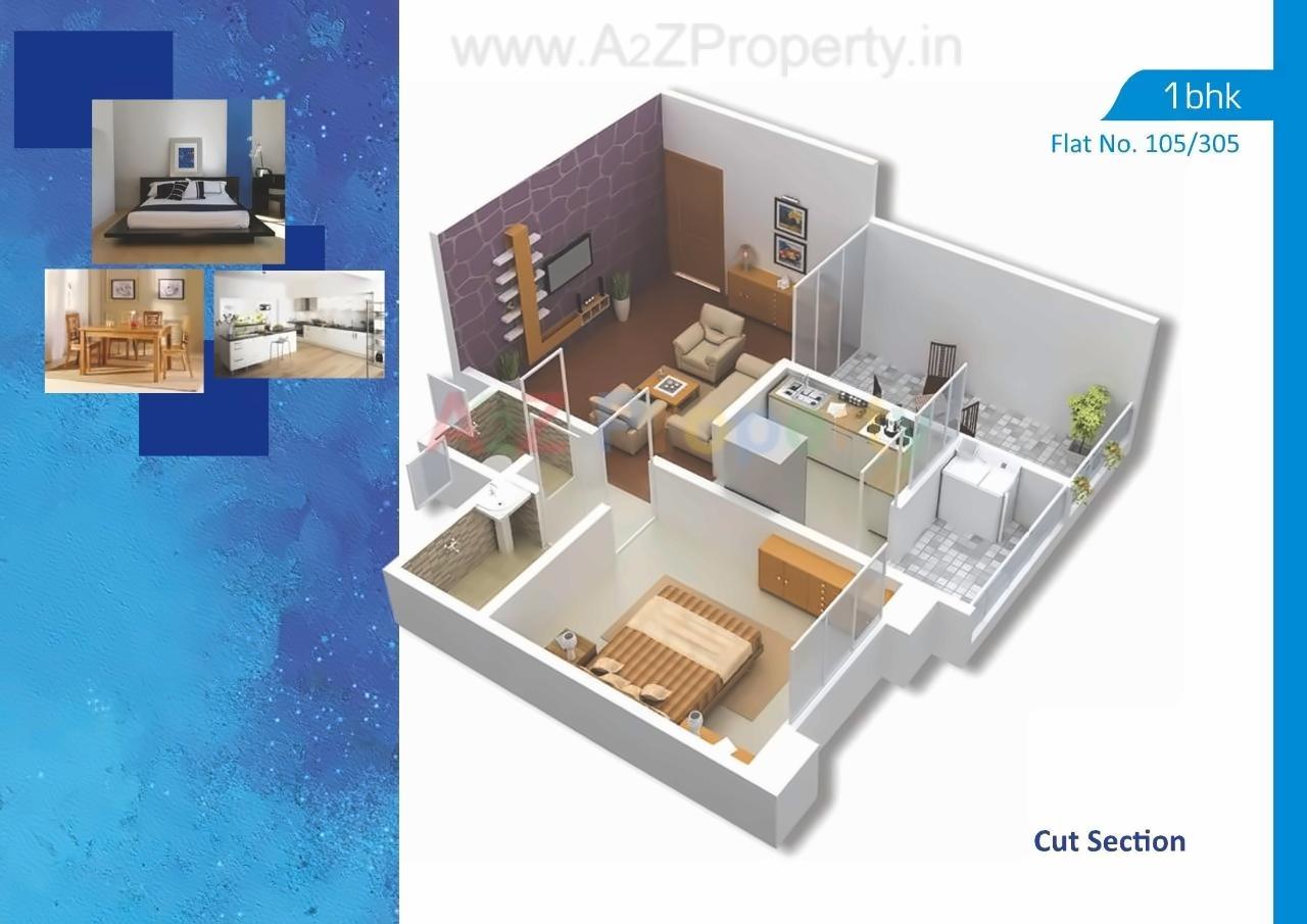 Layout of real estate project Impulse Residency located at Lohgaon, Pune, Maharashtra