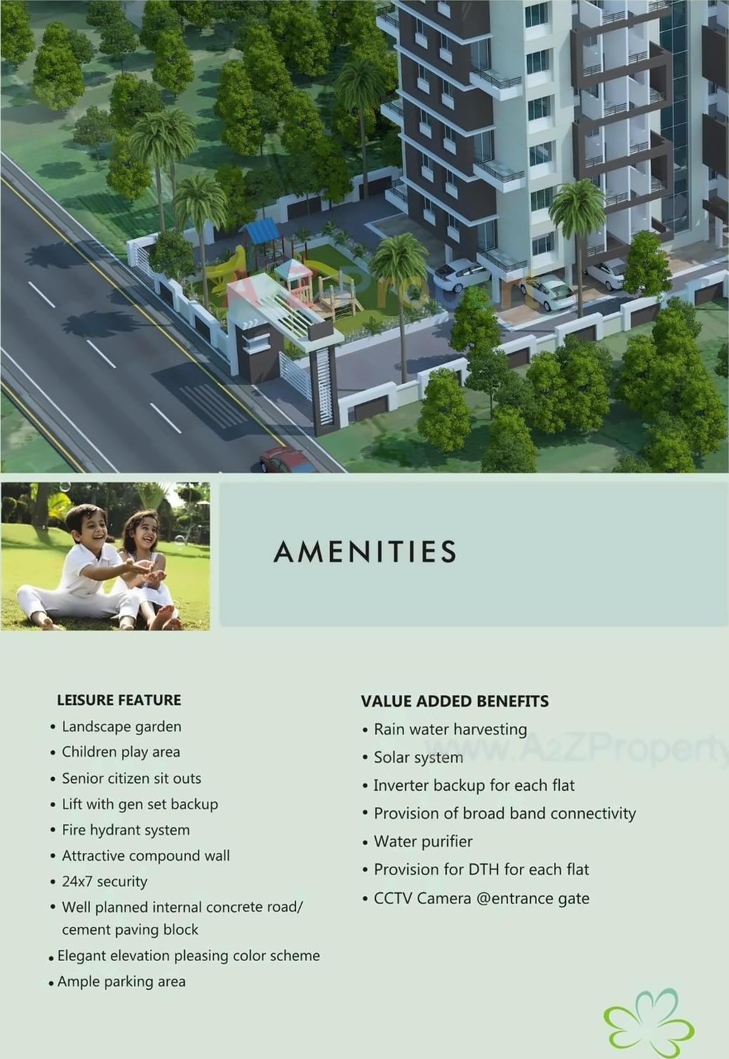 3D Elevation of real estate project Indraa Park located at Pimpri-chinchawad-m-corp, Pune, Maharashtra