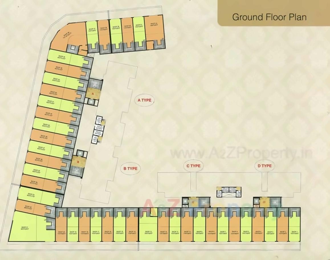 Layout of real estate project Indrayani Complex located at Dehu, Pune, Maharashtra