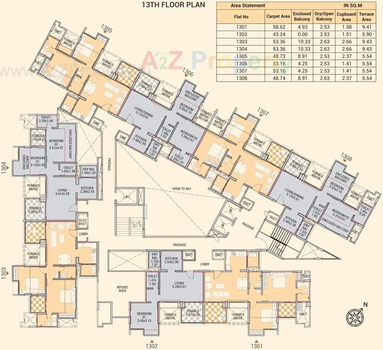 Layout of real estate project Ionia located at Chande, Pune, Maharashtra