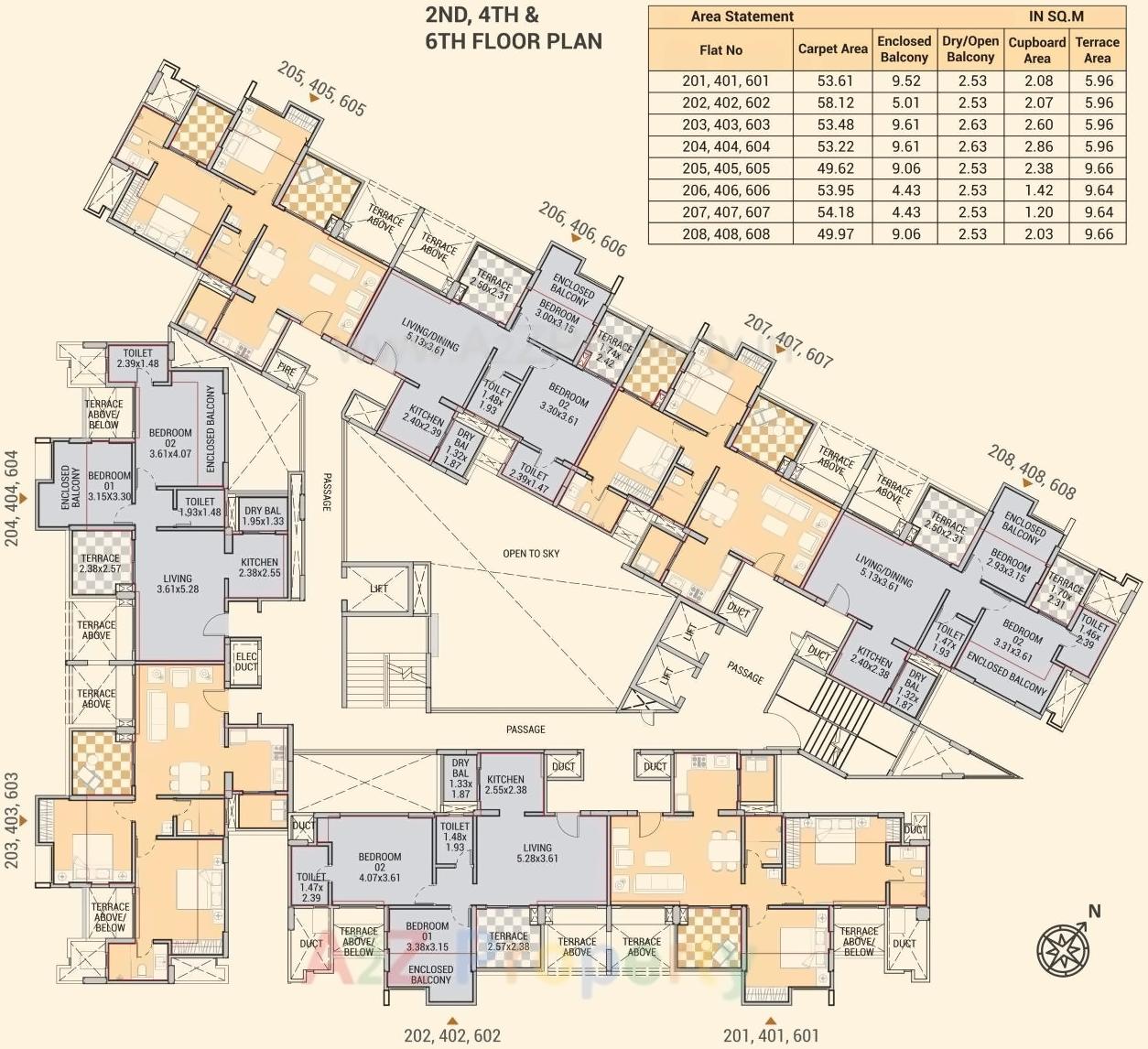 Layout of real estate project Ionia located at Chande, Pune, Maharashtra