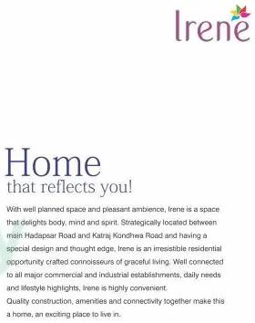  of real estate project Irene located at Hadapsar, Pune, Maharashtra