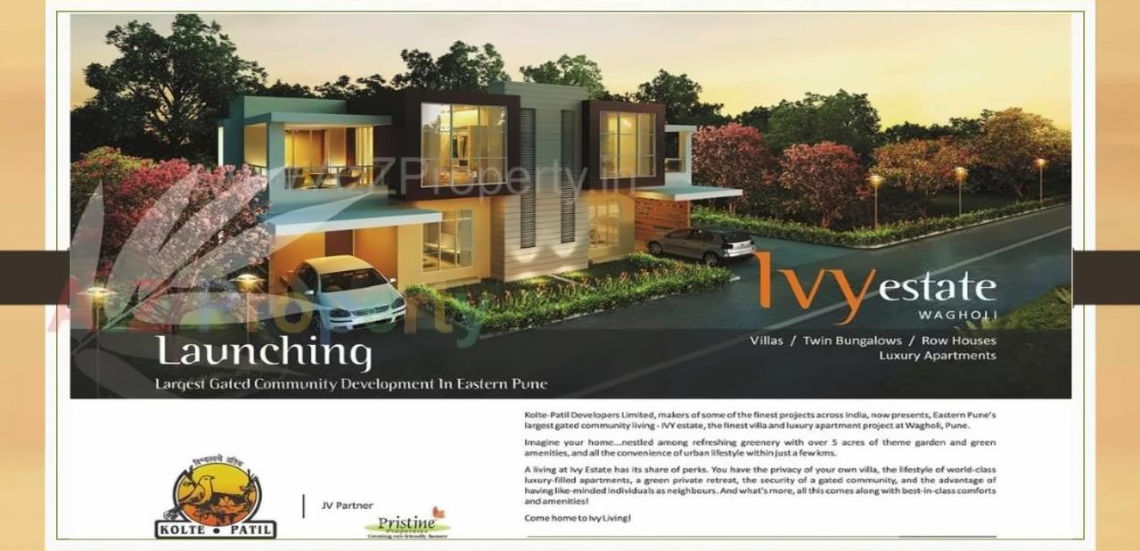 3D Elevation of real estate project Ivy Estate   Ivy Apartments Villas Umang Premiere Umang Primo located at Wagholi, Pune, Maharashtra