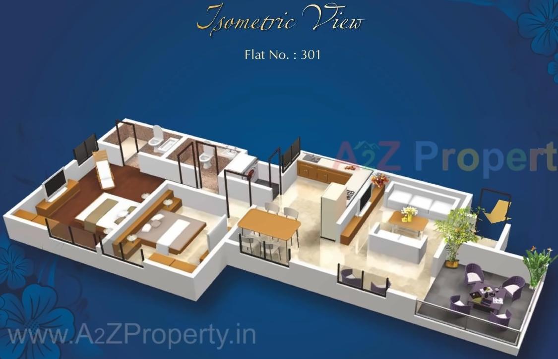 3D Elevation of real estate project Kaizen located at Pune-m-corp, Pune, Maharashtra