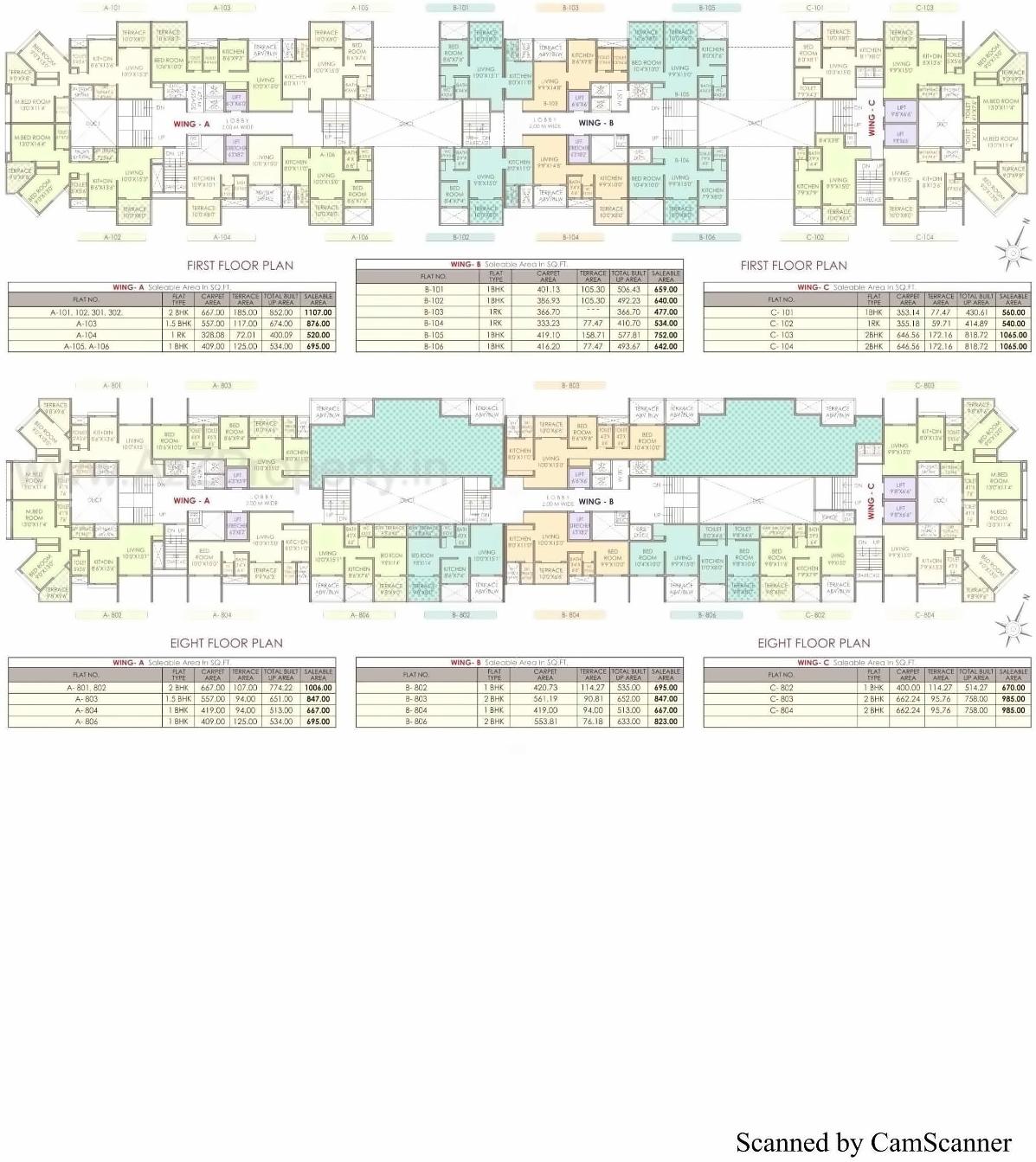 Layout of real estate project Kaka Homes located at Pimpri-chinchawad-m-corp, Pune, Maharashtra