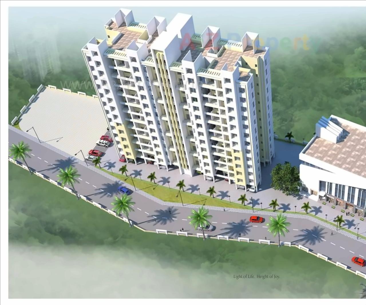 3D Elevation of real estate project Kalaapi Cira located at Pirangut, Pune, Maharashtra
