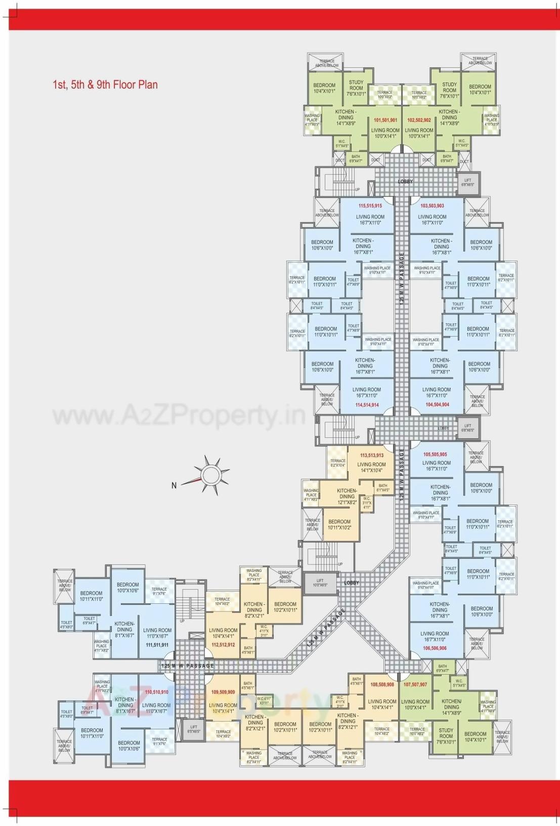 Layout of real estate project Kalpak Homes Kirkatwadi located at Kirkatwadi, Pune, Maharashtra