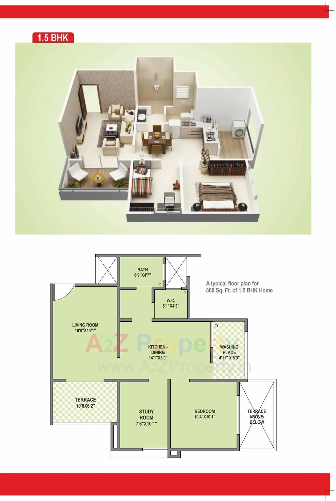 Layout of real estate project Kalpak Homes Kirkatwadi located at Kirkatwadi, Pune, Maharashtra