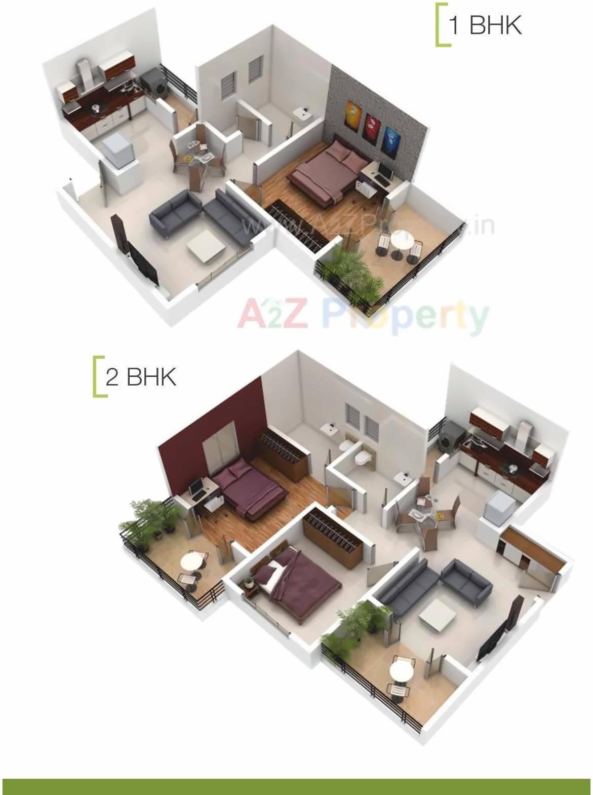 Layout of real estate project Kalpavruksha located at Kasar-amboli, Pune, Maharashtra