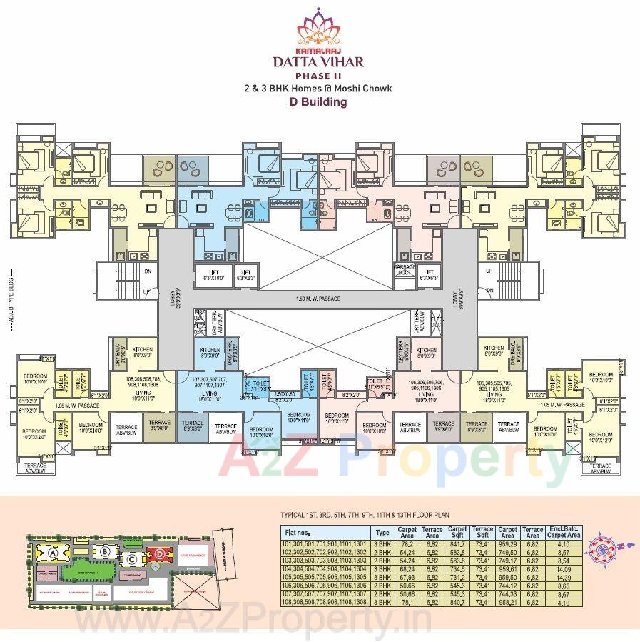 1d 1 of real estate project Kamalraj Datta Vihar located at Pimpri-chinchawad-m-corp, Pune, Maharashtra