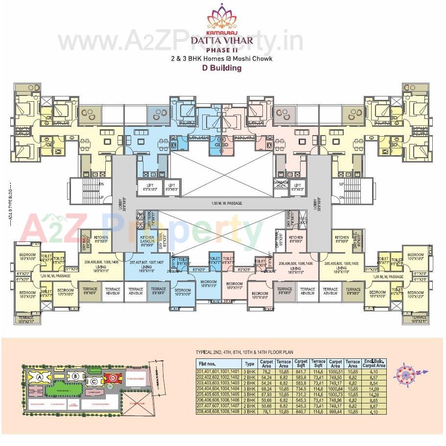 2d 1 of real estate project Kamalraj Datta Vihar located at Pimpri-chinchawad-m-corp, Pune, Maharashtra