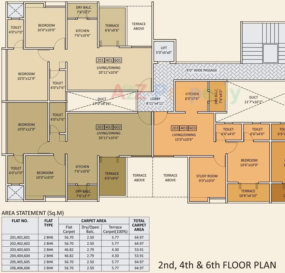 Layout of real estate project Kanhaiya Majesty located at Baner, Pune, Maharashtra