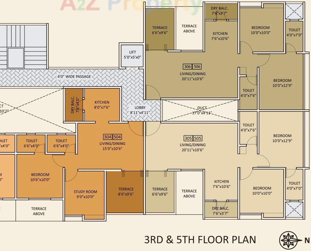 Layout of real estate project Kanhaiya Majesty located at Baner, Pune, Maharashtra