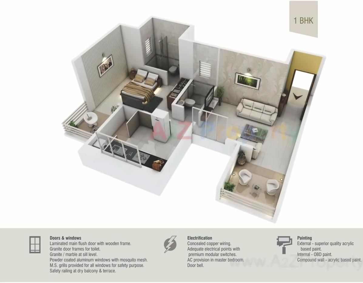 Layout of real estate project Kapila Vastu located at Kesnand, Pune, Maharashtra