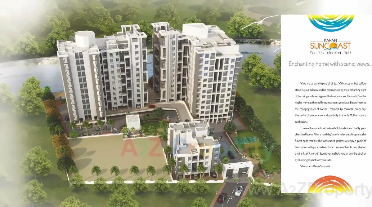 3D Elevation of real estate project Karan Suncoast located at Bavadhan-bk, Pune, Maharashtra