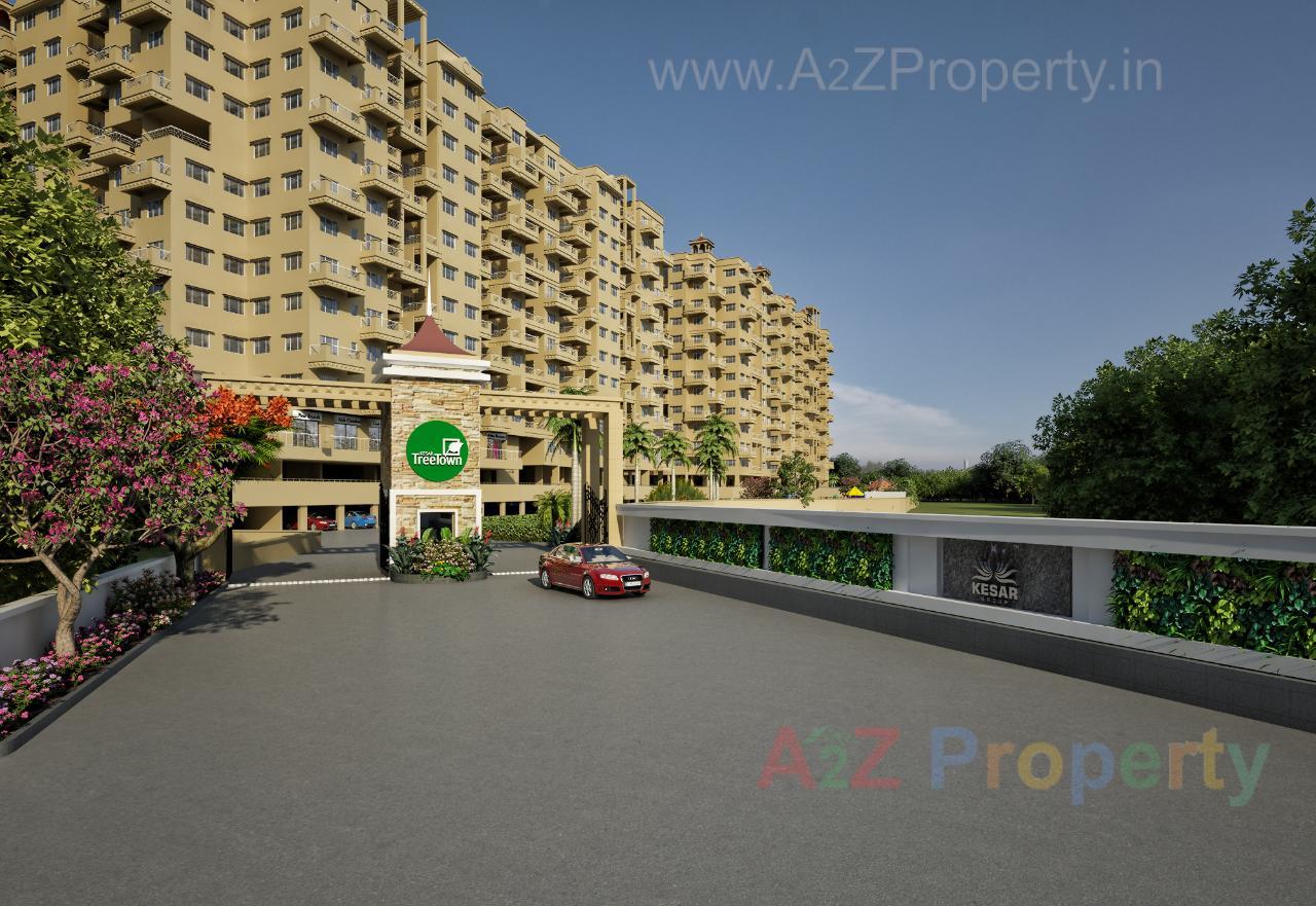 3D Elevation of real estate project Kesar Tree Town located at Pimpri-chinchawad-m-corp, Pune, Maharashtra