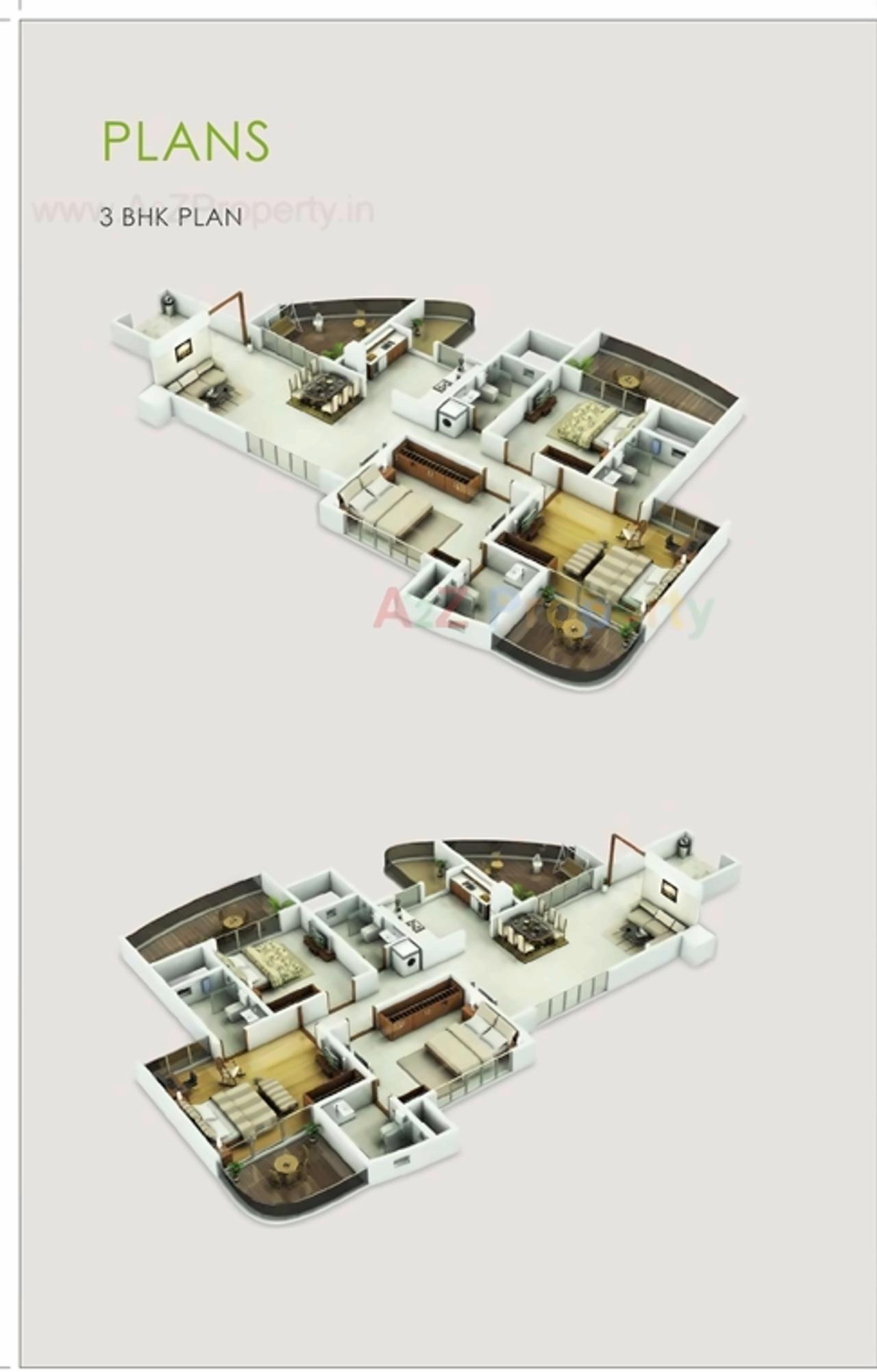 Layout of real estate project Keystone Altura located at Wakad, Pune, Maharashtra