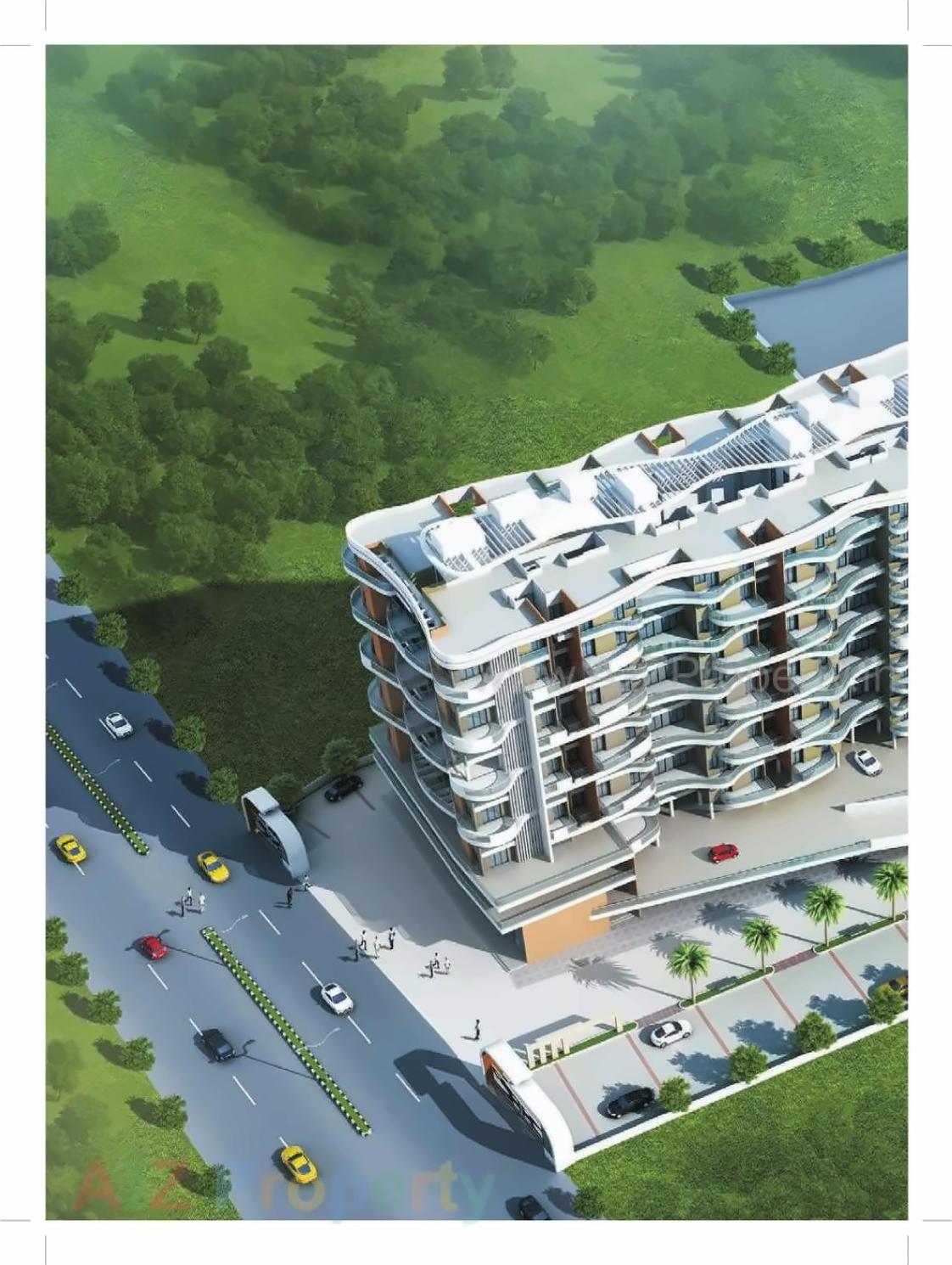 3D Elevation of real estate project Kingston Atlantis B1 located at Mohammadwadi, Pune, Maharashtra