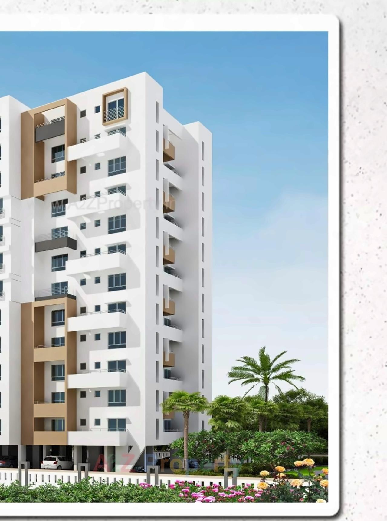3D Elevation of real estate project Kohinoor Begonia located at Varale, Pune, Maharashtra