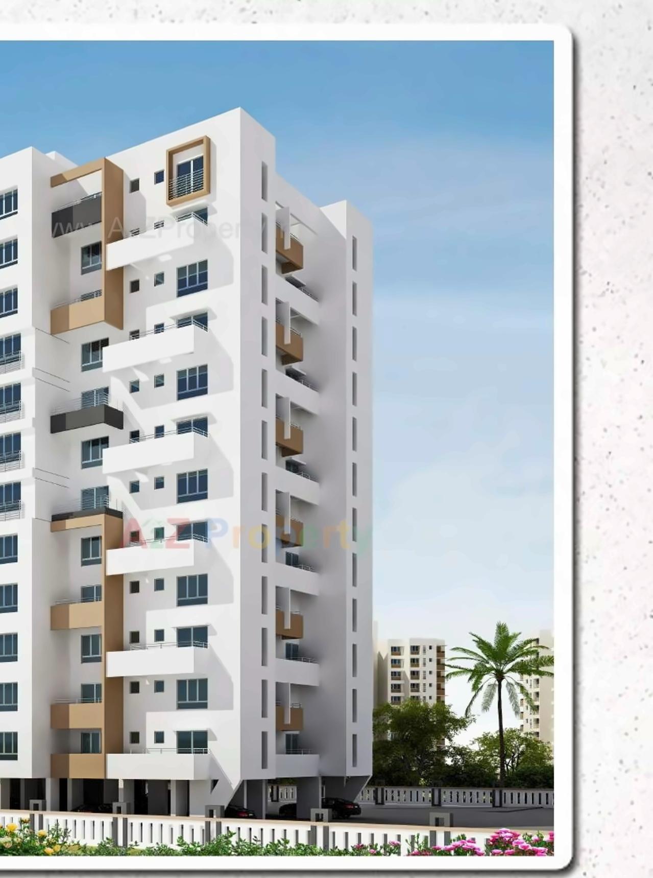 3D Elevation of real estate project Kohinoor Begonia located at Varale, Pune, Maharashtra